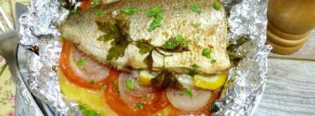 рыба с овощами в духовке. Шаг 9