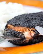 Рыба в маке с нежным рисом