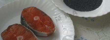 рыба в маке с нежным рисом. Шаг 3