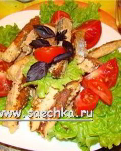 Рыбка жареная Пьяный лосось