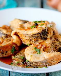 Щука тушеная в мультиварке