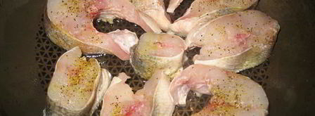 судак под медово-лимонным соусом с луком-пореем. Шаг 3