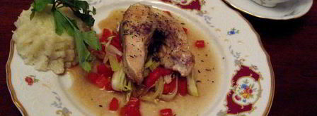 судак под медово-лимонным соусом с луком-пореем. Шаг 8