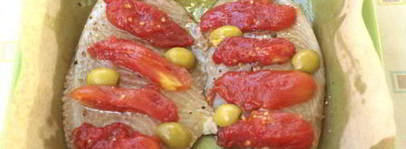 тилапия запеченная в духовке с помидорами. Шаг 3