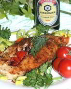 Треска на мангале