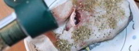 треска на мангале. Шаг 3