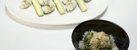 рыбные клецки с фунчозой и соевым соусом. Шаг 7