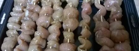 куриный шашлычок с кленовым соусом. Шаг 5