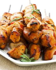 Куриный шашлык с бальзамическим уксусом и розмарином