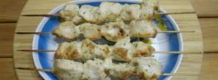 куриные шашлычки на шпажках в духовке для детей. Шаг 12