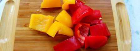 острый шашлык с курицей и овощами. Шаг 5