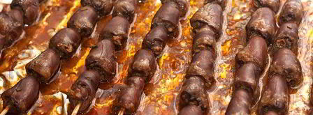 шашлычки из куриных сердечек. Шаг 5