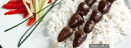 шашлычки из куриных сердечек. Шаг 6