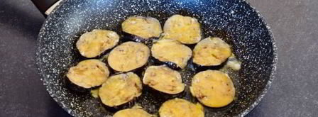 шашлык из баклажана в кляре с сыром. Шаг 12