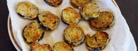 шашлык из баклажана в кляре с сыром. Шаг 14