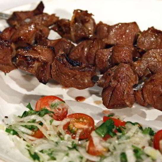 Рецепт шашлыка из говядины с киви