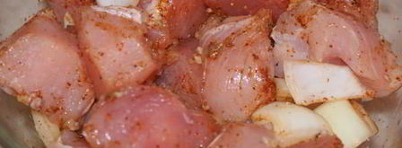 шашлык из индейки в пиве. Шаг 4