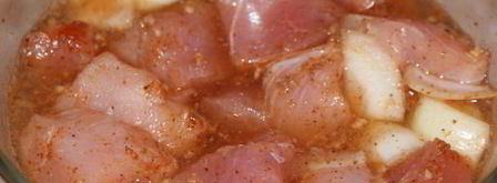 шашлык из индейки в пиве. Шаг 5