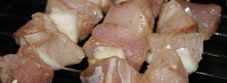 шашлык из индейки в пиве. Шаг 6