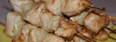 шашлык из индейки в пиве. Шаг 7