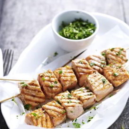 Рецепт шашлыка из красной рыбы