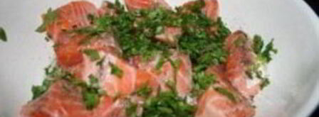 шашлык из красной рыбы. Шаг 3