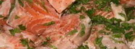 шашлык из красной рыбы. Шаг 4