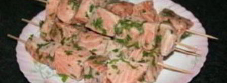 шашлык из красной рыбы. Шаг 5