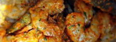 шашлык из креветок в пряном соусе. Шаг 3