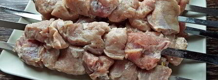 шашлык из свинины с лимоном и луком. Шаг 15