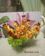 Шашлык на шпажках в духовке