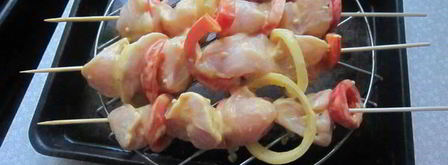 шашлык на шпажках в духовке. Шаг 5