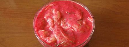 шашлык в кизиловом маринаде розы. Шаг 3