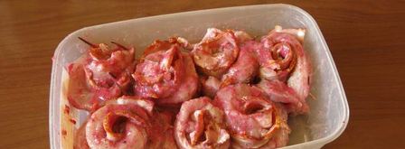 шашлык в кизиловом маринаде розы. Шаг 6