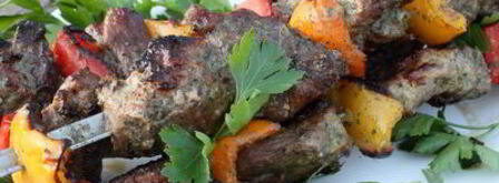 шашлык в мятно-йогуртовом маринаде. Шаг 6