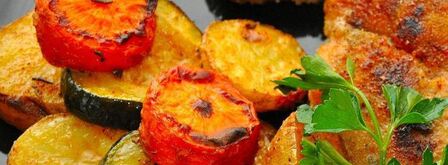 шницель и печеные овощи. Шаг 6