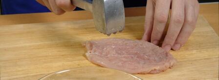 шницель из курицы с арахисом. Шаг 3