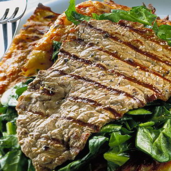 Рецепт шницеля из мраморной говядины