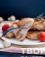 Шницель на сковороде