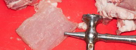 шницель на сковороде. Шаг 3