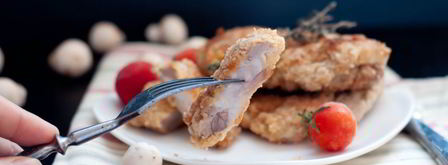 шницель на сковороде. Шаг 10