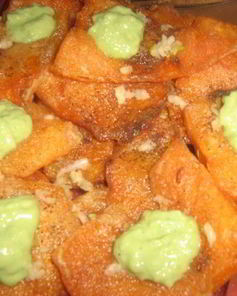 Шницель необыкновенный под авокадовым соусом