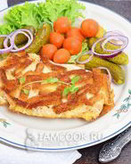 Шницель по-столичному