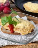 Шницель с сыром