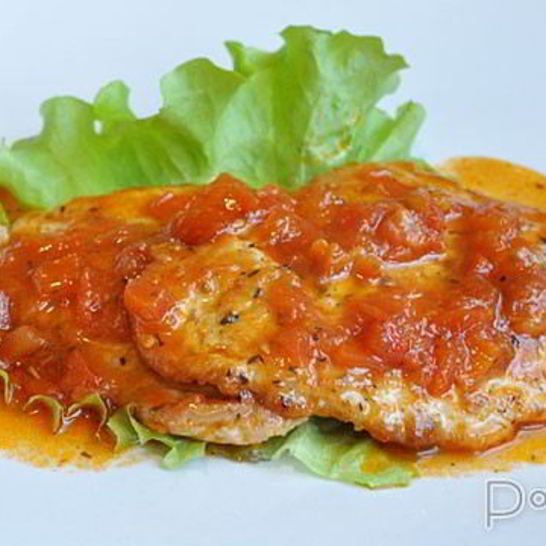 Рецепт шницелей в томатном соусе