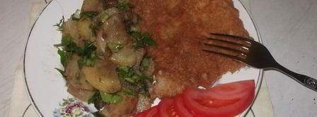 свиной шницель по-венски. Шаг 11