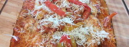 свиные шницели, запеченные в остром цыганском соусе. Шаг 6