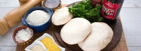 вегетарианский грибной шницель. Шаг 6