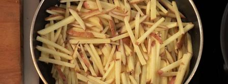 венскии шницель с жареным картофелем. Шаг 3