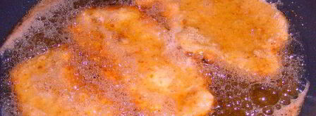 венский шницель с картофельным салатом. Шаг 7